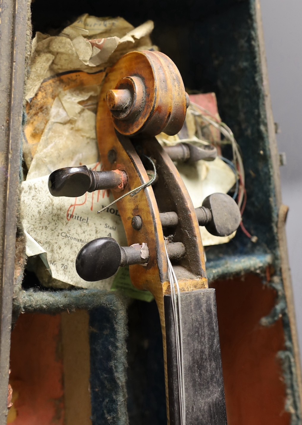 A late 19th century French Viola with 16in. back